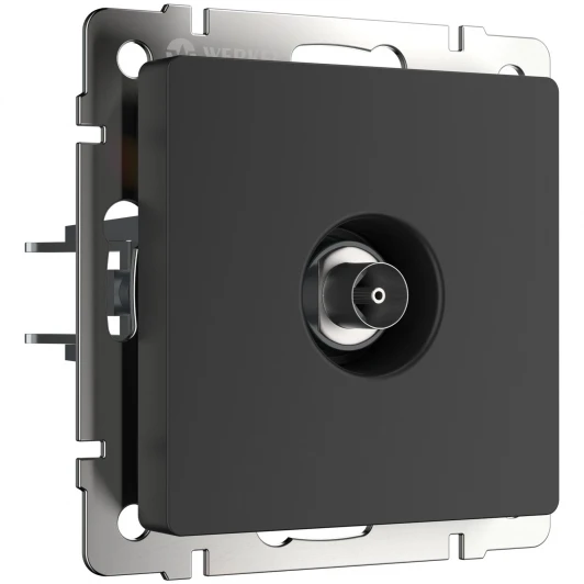W1183008 ТВ-розетка оконечная (черный матовый) Werkel W1183008 (a051612)