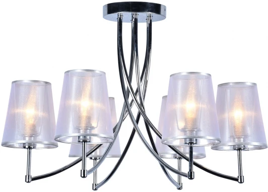 1126/6PL Chrome Люстра потолочная на штанге Oriole 1126/6PL E14*60W Chrome