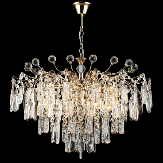 02584-0.4-08 FGD Подвесная люстра хрустальная Reluce 02584-0.4-08 FGD (220V, на цепи)