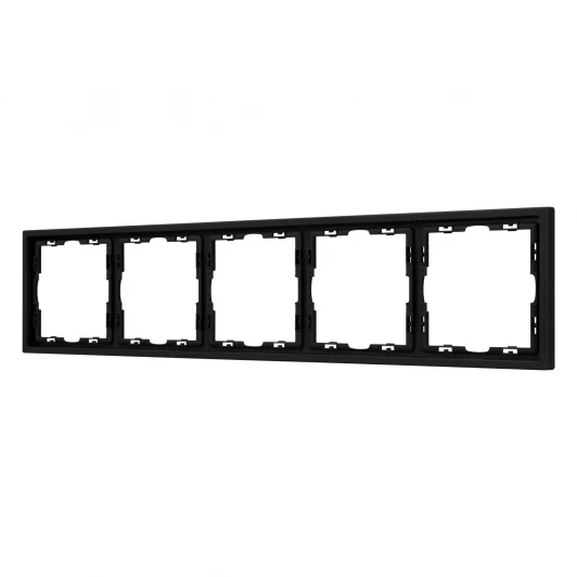 054228 Рамка пластиковая FRM-NOBE-SFPL-5-BK (Arlight) 054228