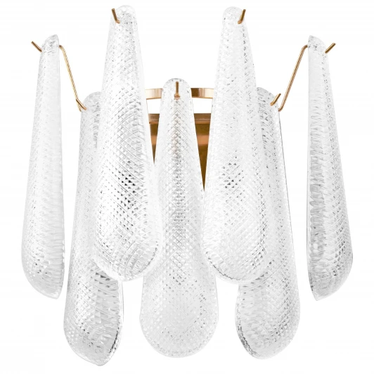 799622 Бра 2х6W(led) E14 Золото/Прозрачный Lightstar Retro II 799622