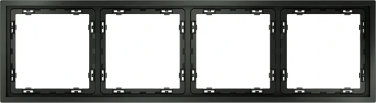 VLS100406 Рамка на 4 поста (титан) Voltum S70 VLS100406