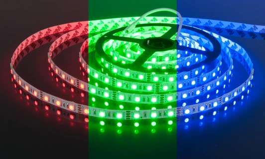 Set Led Strip 5050 5m 12V 60Led 14,4W IP20 RGB Светодиодная лента Elektrostandard Set Led Strip 5050 5m 12V 60Led 14,4W IP20 RGB