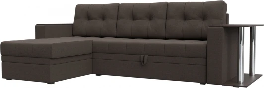 125961L Диван угловой Атланта М левый угол Лига Диванов (Рогожка) арт.125961L