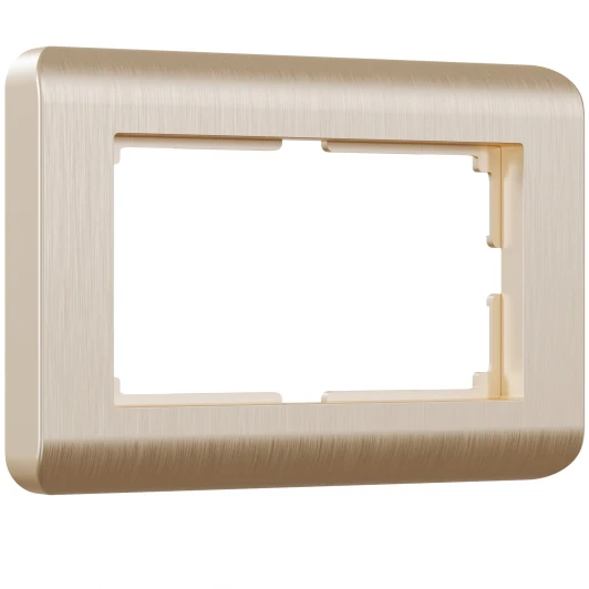 W0082111 Рамка для двойной розетки Stream (шампань) Werkel W0082111 (a051273)