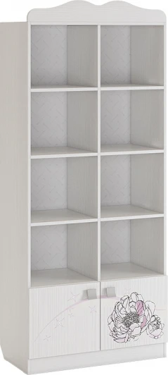 MDF-03.1747 Фэнтези Стеллаж Mebelson (ЛДСП/Белый) арт.MDF-03.1747