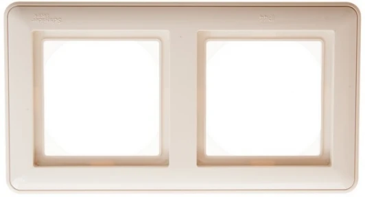 KD-2B-28 Рамка на 2 поста (слоновая кость) IP44 Systeme Electric W59 KD-2B-28