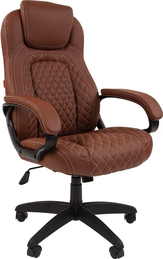 CHAIRMAN 432 Компьютерное кресло CHAIRMAN 432 (Пластик,Экокожа/Коричневый)
