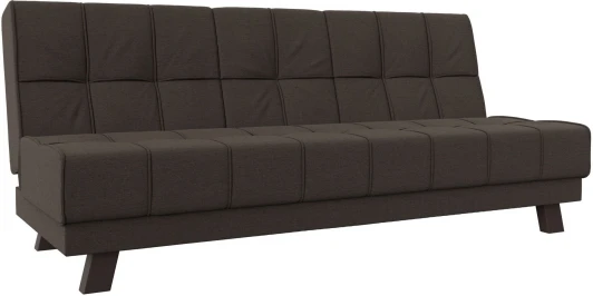 121567 Диван прямой Винсент (Коричневый/Рогожка) Лига Диванов арт.121567