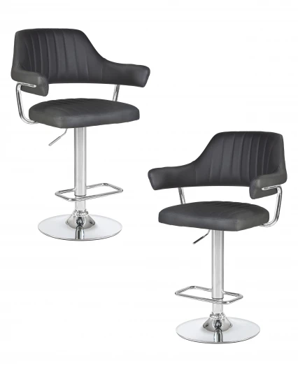 LM-5019-N_CH-M_EL-188-55 Набор 2 шт стул барный DOBRIN CHARLY (серый)