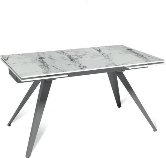 50168000001380 Стол раскладной Asti (140+40+40), керамика глянцевая Ice Jade Top Concept арт.21881