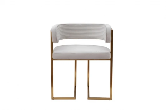 GY-85040 GY-85040 Стул велюр светло-серый/матовое золото 60*55*73см Garda Decor