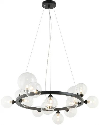 LH4125/14P-BK-CL Подвесная люстра Lumien Hall Lovrenc LH4125/14P-BK-CL