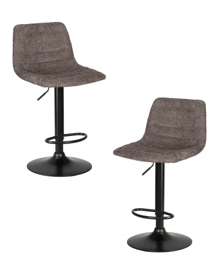 LM-5037-N_B-M_TT-VIVALDI43 Набор 2 шт стул барный DOBRIN TRAVIS (какао (VIVALDI43))