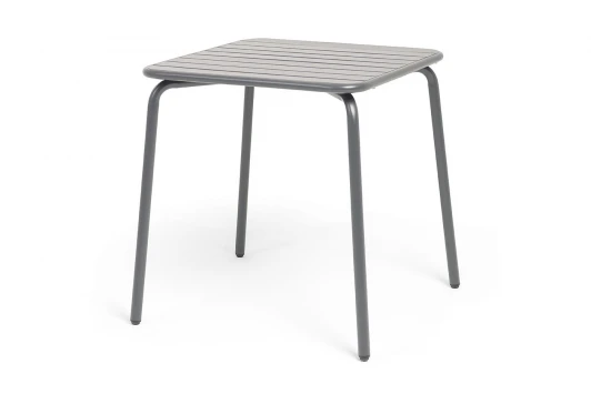 MT22303-L70 D-Grey "Гелиос" стальной квадратный стол 70х70см, цвет темно-серый 4SIS УТ-00012369
