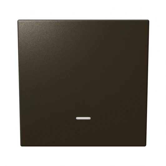 FD3011NBR Выключатель одноклавишный с подсветкой (бронза) Jasmart FD FD3011NBR