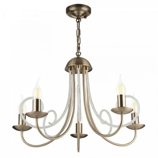 FR2008PL-05BZ Подвесная люстра Freya Nicole FR2008PL-05BZ