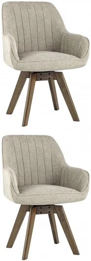 УТ000024033 Стул вращающийся MANS латте 2 шт. УТ000024033