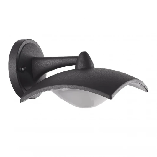 ULU-S10A-8W/4000K IP54 BLACK Настенный фонарь уличный Uniel ULU-S10A-8W/4000K IP54 BLACK (LED, 220V)