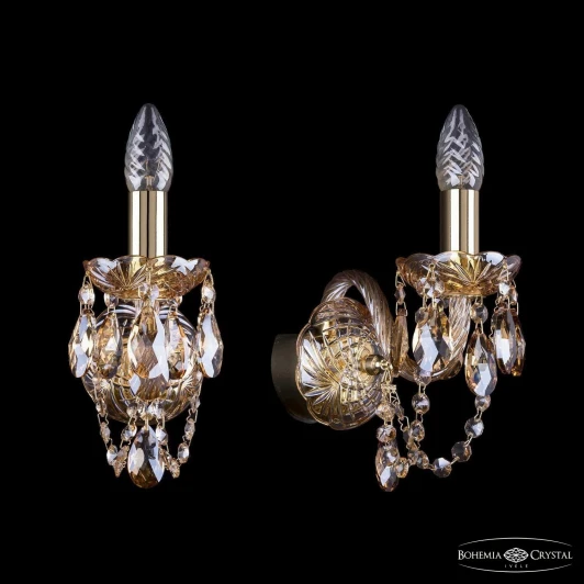 1402B/1/141 G M721 Бра Bohemia 1402 1402B/1/141 G M721 (220V, подвески, подсвечник, свеча)