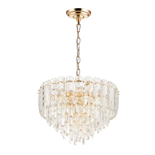 ML.20210.10R GD Подвесная люстра хрустальная Modelux MODELUX ML.20210.10R GD