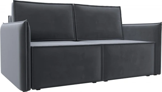 121898 Диван прямой Либерти мини (Серый/Велюр) Лига Диванов арт.121898