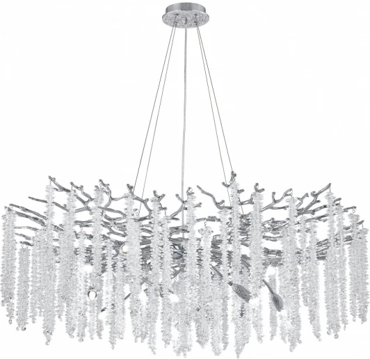 23110.1000.14.G9.A CR Подвесная люстра хрустальная Arte Milano Milano-1 23110.1000.14.G9.A CR (220V, на тросе)