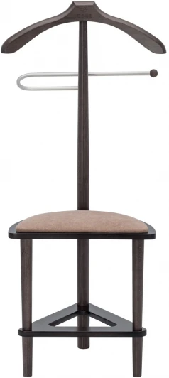 2000000092393 Вешалка со стулом Leset Атланта (Массив бука,МДФ,Массив бука,Микровелюр/Венге) арт.2000000092393