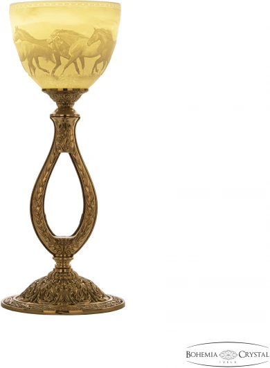 71300L/15 G P1 Horse Интерьерная настольная лампа Bohemia Florence 71300L/15 G P1 Horse