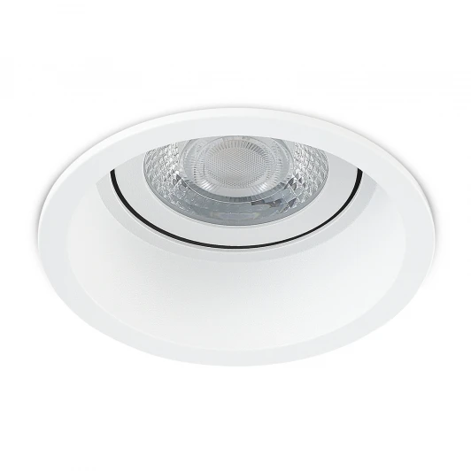 DL18901R12W1W50Triac Светильник встраиваемый поворотный диммируемый Triac 12Вт 3000К 1150Лм белый Donolux Basis DL18901R12W1W50Triac