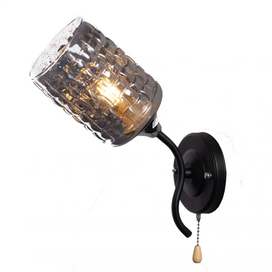 MD.3596-1-W BK+CH Бра Imex MD.3596-1-W BK+CH