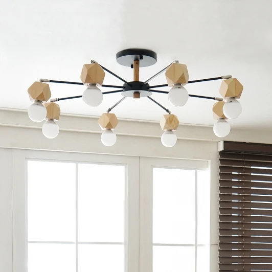 JX01 Люстра на штанге Jx D90 Black ImperiumLoft Jx01 (204242-26) (220V)