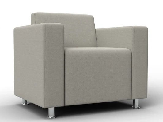 134967 Кресло Лига-093 ВН (ДСП,Брус,Фанера,Рогожка/Бежевый) Лига Диванов 134967