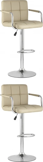 УТ000039894 Стул барный Малави  бежевый NP 2 шт Stool Group арт.УТ000039894