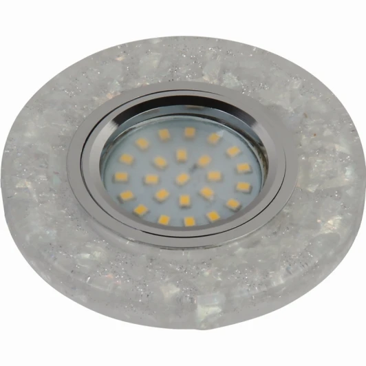 DLS-L103 GU5.3 CHROME/CLEAR Встраиваемый точечный светильник Fametto Luciole DLS-L103 GU5.3 CHROME/CLEAR
