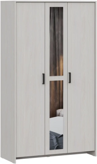 539307 Шкаф Woodville трехстворчатый Taika ясень анкор светлый 539307
