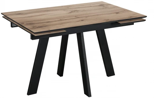 00-00067504 Стол обеденный DikLine WINGS Дуб вотан,Черный, Черный