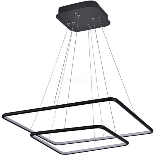 S111024/2SQ 75W Black In Люстра подвесная светодиодная Donolux, 2 плафона, 75W, черный с белым