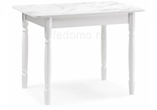 459660 Стол Woodville Зедонг сабия / белые точёнки 459660