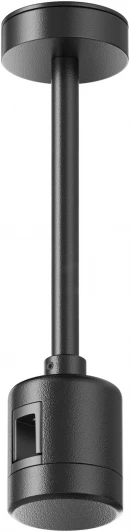 TRA156C-IPCL1-B Крепление потолочное Short 138мм с прямым коннектором питания Maytoni Accessories for tracks Flarity TRA156C-IPCL1-B (24V)