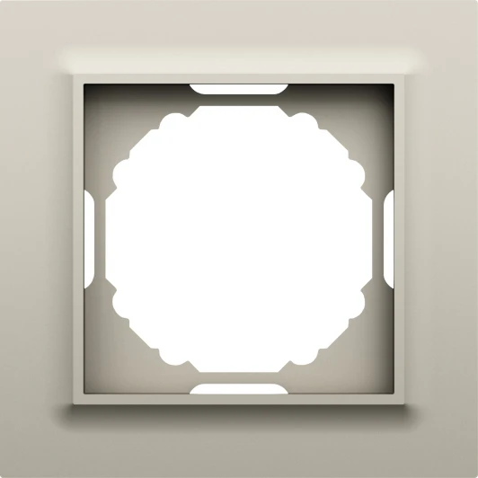 DEW21135 Рамка 1-я, Wave матовый кашемир Donel A07 DEW21135