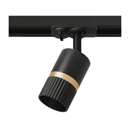 WTL-GU10/19BG Трековый светильник однофазный Wolta WTL-GU10/19BG под лампу GU10 Черный / золотой DUO