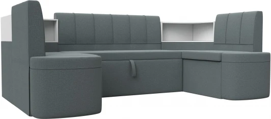 125853 Диван кухонный П-образный Тефида Лига Диванов (Рогожка) арт.125853