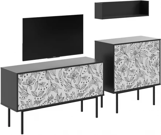 599546 Композиция Boho Color 1 ОГОГО (арт.599546), (ЛДСП/Черный)