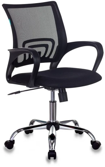 УТ000003022 Кресло Бюрократ CH-695N/SL/BLACK спинка сетка черный TW-01 сиденье черный TW-11 крестовина хром УТ000003022