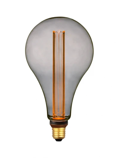 HL-2246 Лампочка светодиодная диммируемая прозрачная/серая груша E27 4,5W Hiper Vein HL-2246