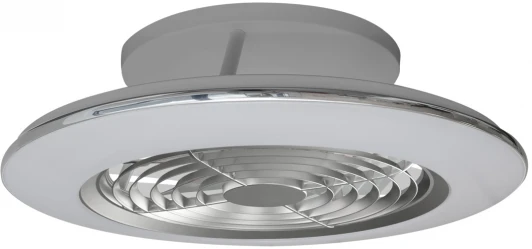 7494 Потолочная люстра светодиодная с вентилятором с пультом и управлением смартфоном регулировкой цветовой температуры и яркости Alisio 7494 (220V, круглые)