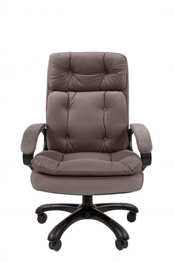 CHAIRMAN 442 Офисное кресло Chairman 442 Россия ткань T-55 серый (черный пластик)