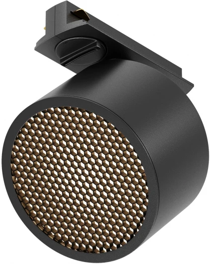 TR225-1-GX53-B Трековый светильник однофазный, 12W 220V Maytoni Glare TR225-1-GX53-B (круглые)