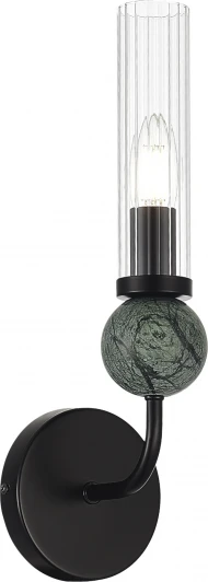 SL1244.401.01 Бра ST Luce Medea SL1244.401.01 черный/прозрачный E14 1*40W (220V)